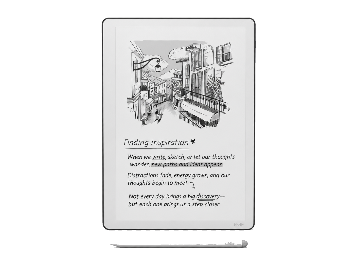 Kindle Scribe without front light review product image